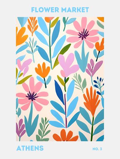 11X14 Flower Market Athens