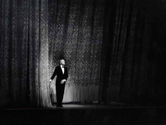 Ballet Master George Balanchine Taking a Curtain Call After Performance, New York State Theater