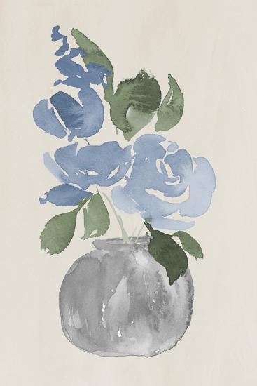 Blue Roses in Vase III