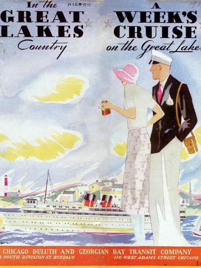 Cover of the Chicago, Duluth and Georgian Bay Transit Company Schedule for 1931