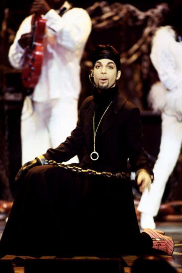 American Singer Prince (Prince Rogers Nelson) on Stage at the Naacp Image Awards 1999