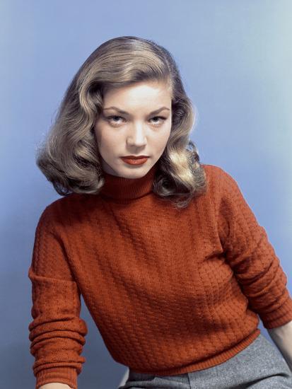 American Actress Lauren Bacall In the 40'S