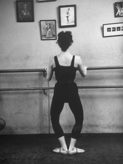 Show Girl Dale Strong, Doing Exercise to Keep Trim