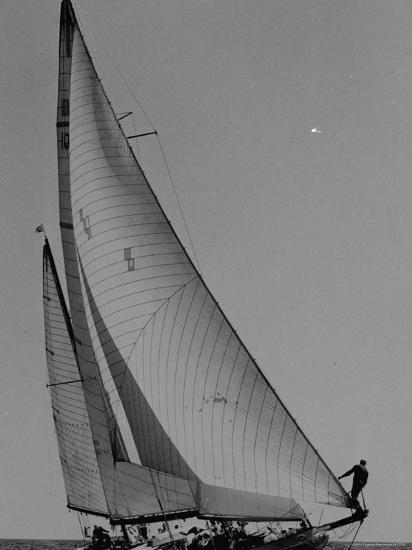 Newport Bermuda Sailing Race: Profile of Sailboat "Ticonderoga" During Bermuda Races